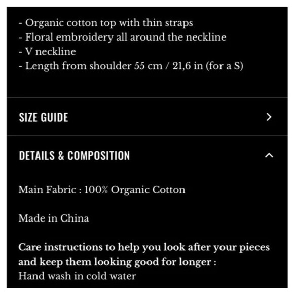 Sezane Ania Knit Sweater Tank Embroidered Lilac Sea Green Cotton - Picture 5 of 11